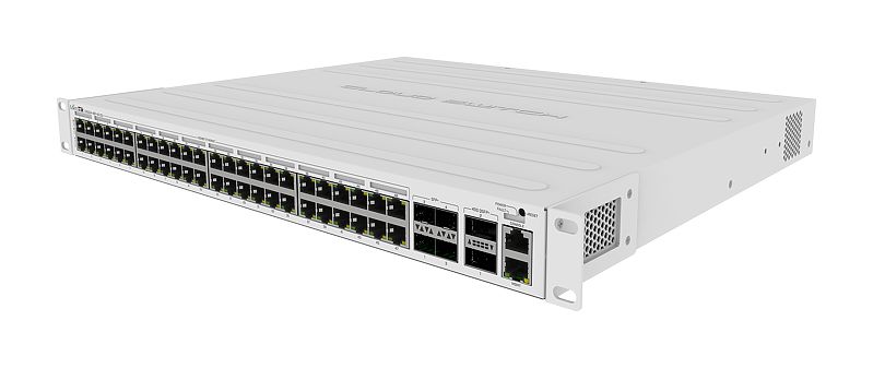 Mikrotik CRS354-48P-4S+2Q+RM network switch L3 Gigabit Ethernet (10/100/1000) Power over Ethernet (PoE) 1U